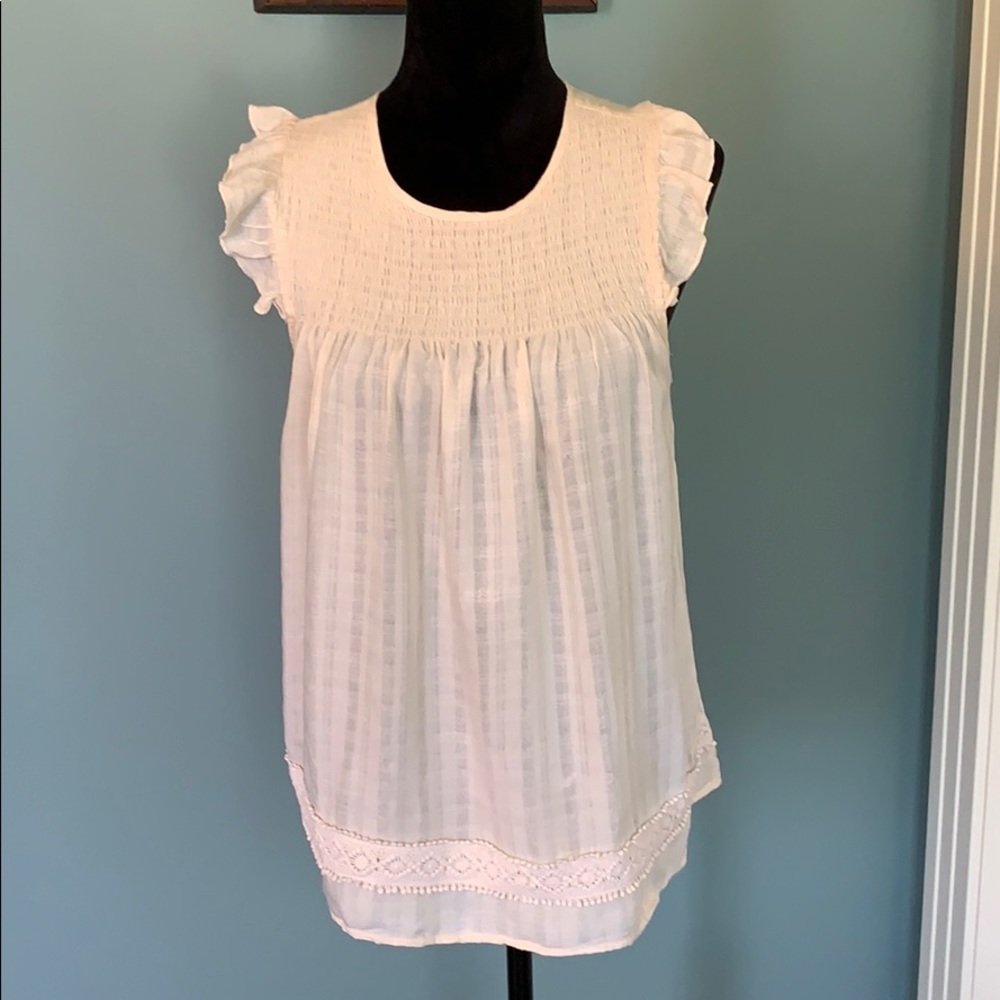 Pink Sleeveless Blouse